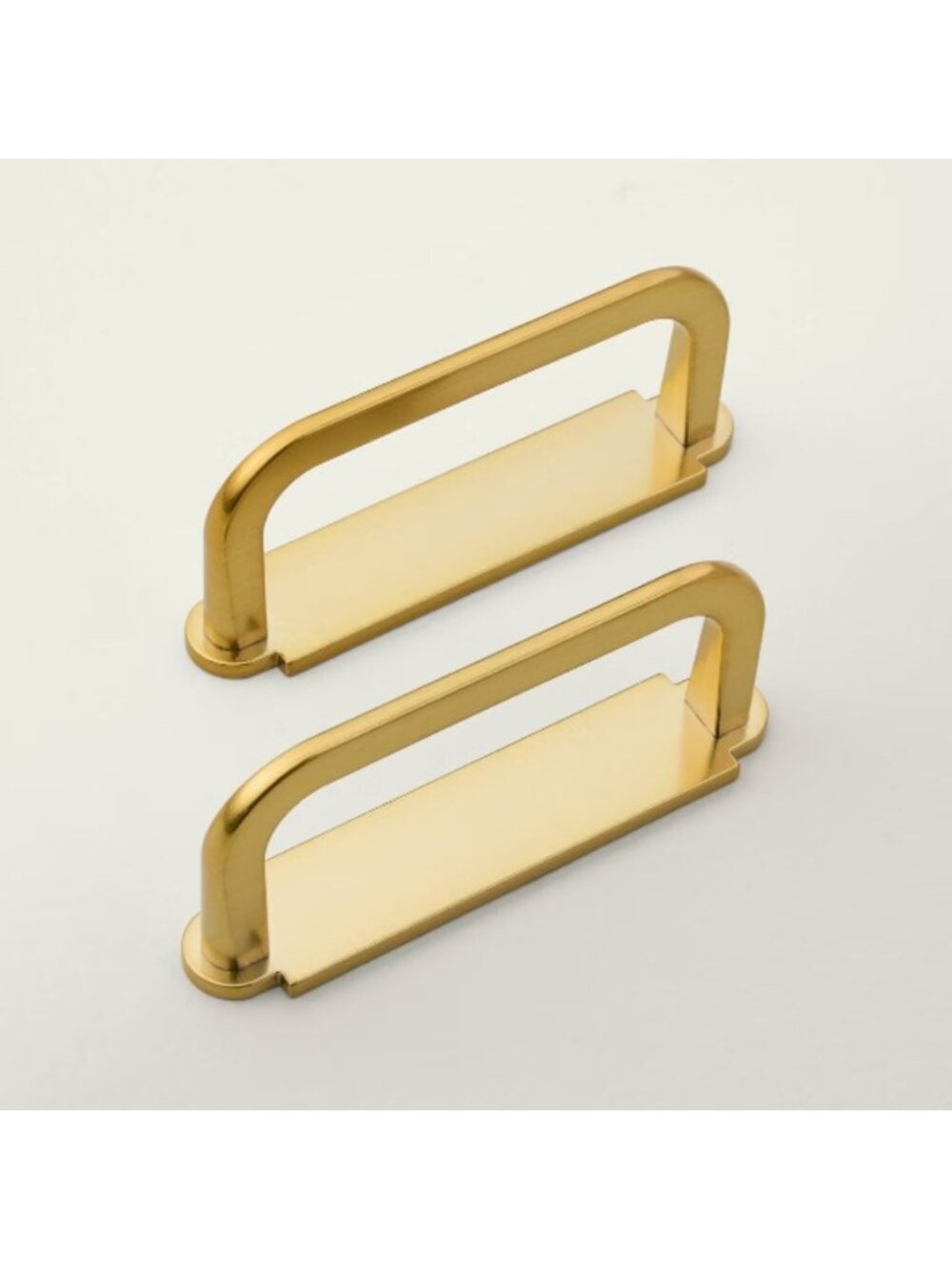 NIP Target 2-Per Pack Drawer Pulls Brass Finish Mounting Hardware Included 3.75"